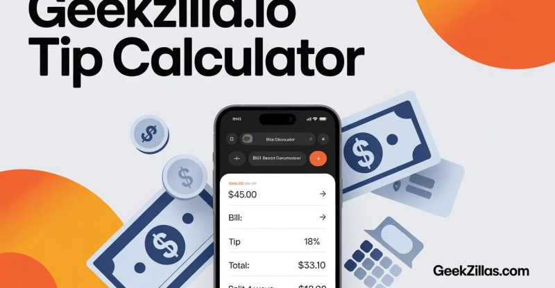 Geekzilla.io: Accurate Tips, Easy Bill Splits, & Tipping Guide